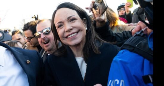 Machado says she ‘presented’ Trump with her Nobel Peace Prize