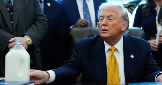 Trump signs bill allowing whole milk to return to school lunches