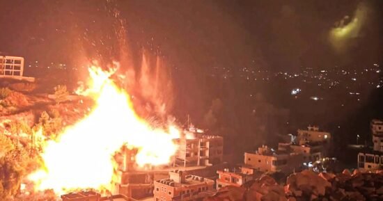 Israeli airstrikes hit multiple sites in Lebanon