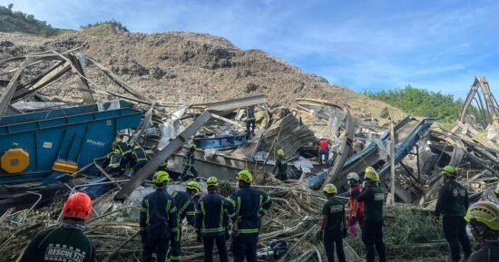 Mountain of garbage collapses at Philippines landfill, killing 1, burying dozens