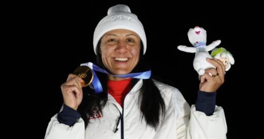 Elana Meyers Taylor on winning gold in monobob at the Winter Games
