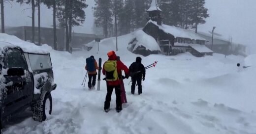Dangerous conditions hinder search teams after deadly avalanche near California’s Lake Tahoe