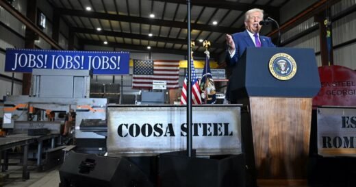 Trump defends his tariffs in Georgia ahead of Supreme Court ruling