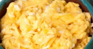 Scrambled eggs will be creamier and fluffier if you remember 1 step