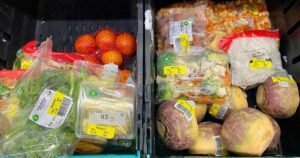 I shopped at Sainsbury’s at unexpected time and found so many yellow stickers