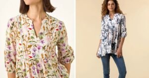 Shoppers say Roman’s ‘flattering’ floral top is ‘ideal for spring’