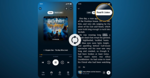 Audible syncs ebook reading and audiobook listening to keep you focused