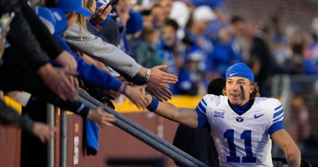 Star BYU receiver Parker Kingston charged with first-degree rape in Utah