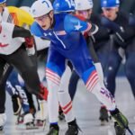Jordan Stolz’s bid for another Olympic gold medal ends as Dutch speedskaters win mass start