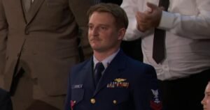 Trump honors Coast Guard swimmer who rescued girl in Texas floods with Legion of Merit