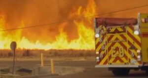 Winds fuel powerful Oklahoma wildfire and force evacuations