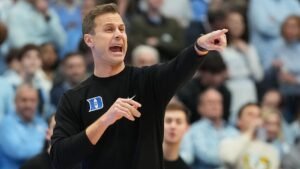 Duke staffers ‘punched in the face’ during UNC court-storming, coach says