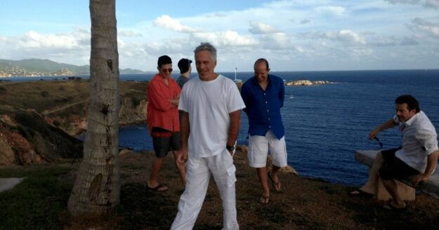 This photo of Lutnick on Epstein’s island was removed from Justice Department files