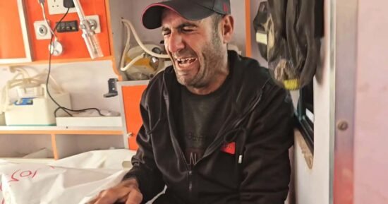 Israeli missile kills two sisters in Gaza, leaves father in grief-stricken despair