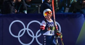Skier Breezy Johnson wins Team USA’s first gold medal of Milano Cortina Games in women’s downhill race were Lindsey Vonn crashed
