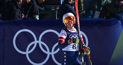 Skier Breezy Johnson wins Team USA’s first gold medal of Milano Cortina Games in women’s downhill race were Lindsey Vonn crashed