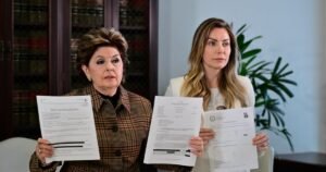 Hugh Hefner’s widow alleges his foundation stored thousands of sexual photos of women, “possibly girls”