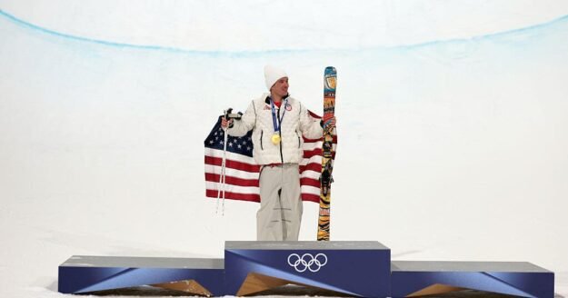 American Alex Ferreira wins his first Olympic gold in freeski halfpipe