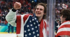 USA men’s hockey team sparks patriotic pride after first Olympic gold in 46 years