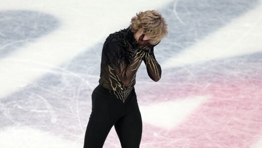 ‘Quad God’ Ilia Malinin falls twice, finishes in eighth place