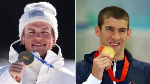 Norway’s Johannes Hoesflot Klaebo joins Phelps as only Olympians with double-digit golds