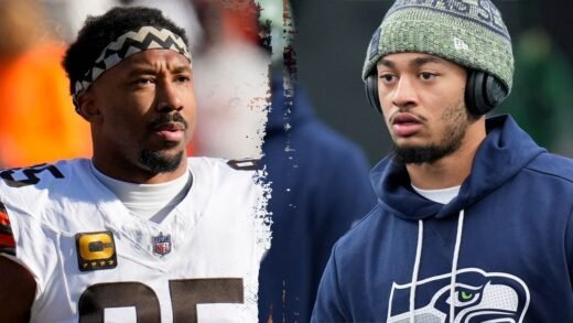 Myles Garrett, Jaxon Smith-Njigba named Defensive and Offensive Players of the Year