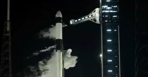 Replacement space station crew takes off on eight-month mission