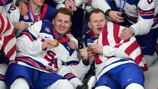 Team USA’s Tkachuk brothers keep first responders in mind after gold medal