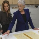 Jamie Lee Curtis revisits “Halloween,” “Psycho,” and “True Lies” artifacts