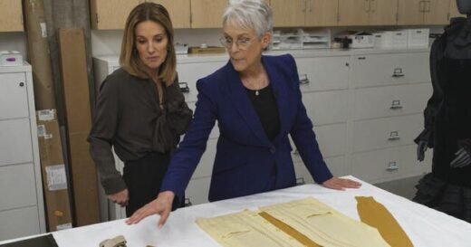 Jamie Lee Curtis revisits “Halloween,” “Psycho,” and “True Lies” artifacts