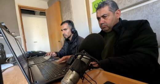 One of Gaza’s surviving radio stations returns to the airwaves