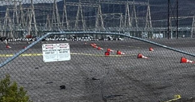Car-ramming incident at power substation near Las Vegas investigated as possible terrorism, police say
