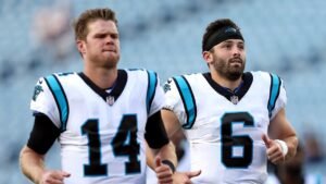 Baker Mayfield opens up about Panthers days with Sam Darnold