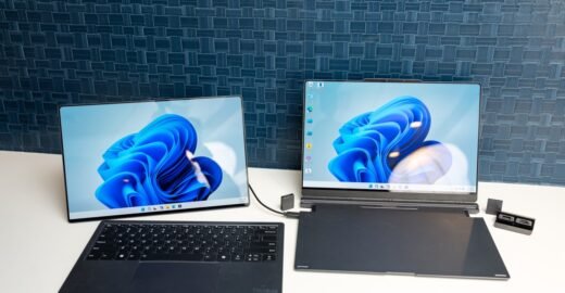 Lenovo made a Franken-laptop with modular ports and a second screen