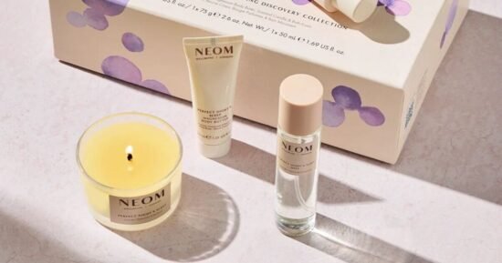‘Luxury’ NEOM gift set with candle drops to £20 with offer