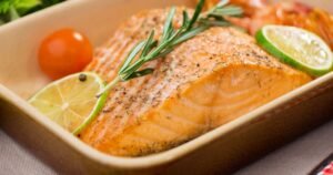 Oven-baked salmon is flaky, juicy and simply tastier – 1 ingredient