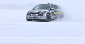 In-hub motors make this humble Hyundai a monster on ice