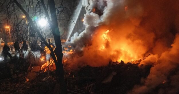 Russian strike on apartment building kills at least 8 in Ukraine, including mothers and young children