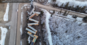 Train derailment prompts evacuations in northern Minnesota