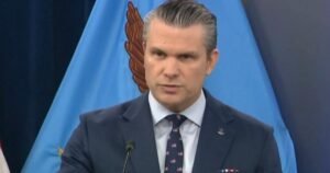 Hegseth says Iran showing "sheer desperation" in Strait of Hormuz as oil tankers remain stuck