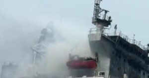 Iran strikes U.S.-owned oil tanker in Strait of Hormuz