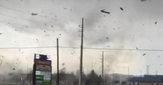 Tornado leaves path of destruction in Michigan town