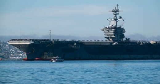 U.S. fired at Iranian vessel that approached aircraft carrier, officials say