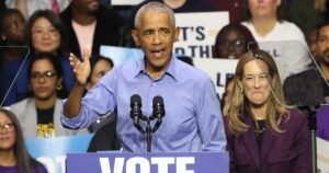 Obama calls on voters to help Democrats’ Virginia redistricting ahead of midterm elections