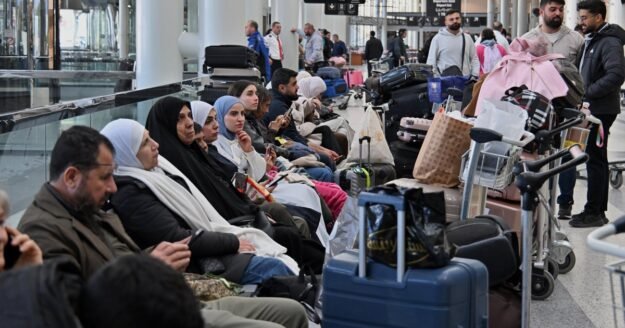 Thousands stranded as U.S-Israeli strikes on Iran close airspace in the Middle East