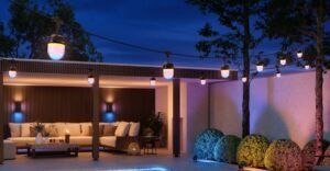 Every bulb on Govee’s new outdoor string lights can display multicolor effects