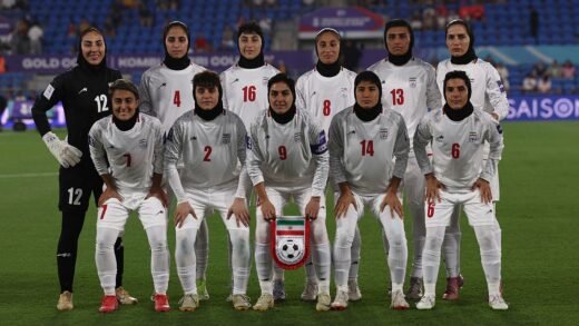 Iranian women’s soccer team refuses to sing national anthem at Asian Cup