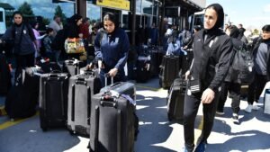 Iranian women’s soccer team returns home after asylum bids in Australia