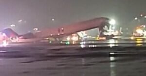 New York’s LaGuardia Airport closed after arrving plane and ground vehicle collide