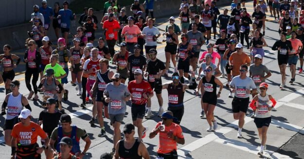 Spike in marathon runners giving boost to local economies and charities